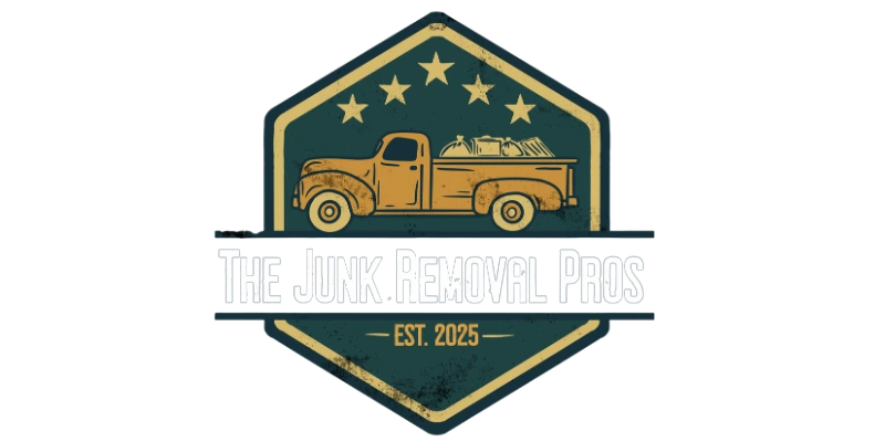 the junk removal logo white